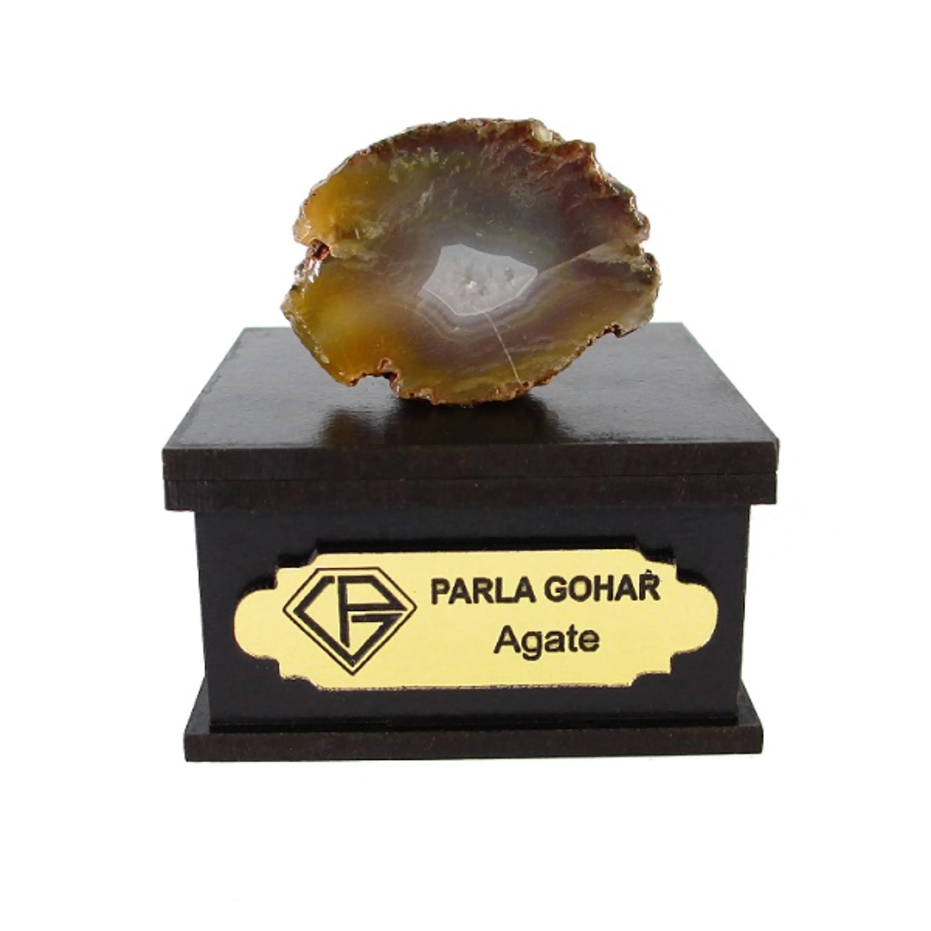 سنگ راف عقیق پارلا گوهر کد 2095